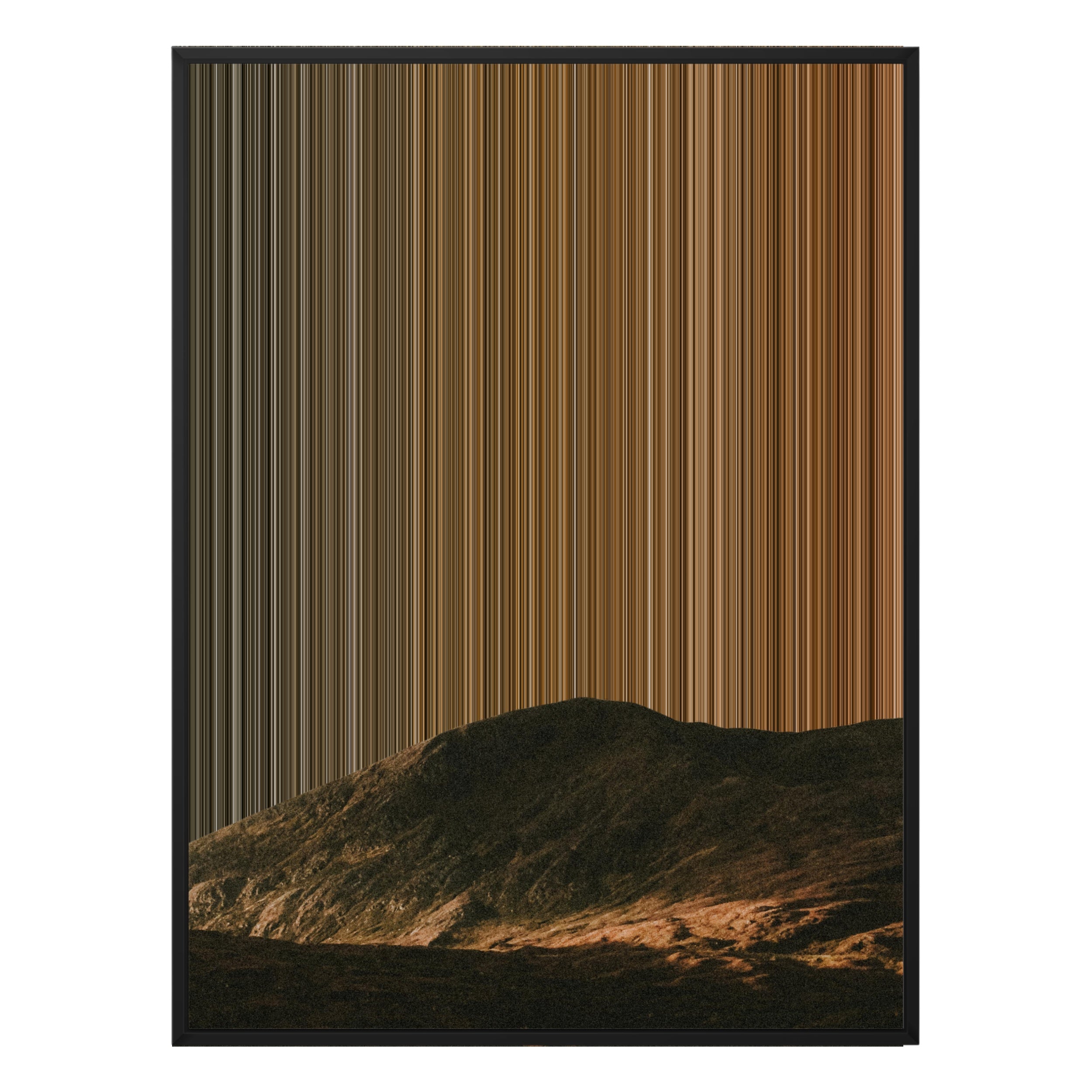 34×38" Framed Canvas - Black Frame variant