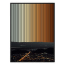 34×38" Framed Canvas - Black Frame variant