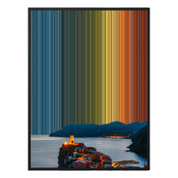 34×38" Framed Canvas - Black Frame variant