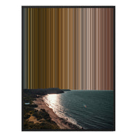 34×38" Framed Canvas - Black Frame variant