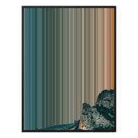 34×38" Framed Canvas - Black Frame variant