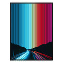 34×38" Framed Canvas - Black Frame variant