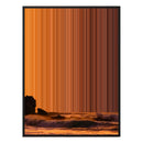 34×38" Framed Canvas - Black Frame variant