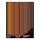 34×38" Framed Canvas - Black Frame variant