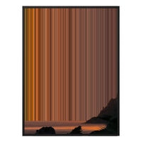 34×38" Framed Canvas - Black Frame variant