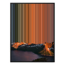 34×38" Framed Canvas - Black Frame variant