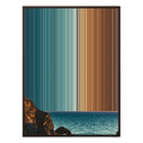 34×38" Framed Canvas - Brown Frame variant