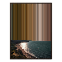 34×38" Framed Canvas - Brown Frame variant