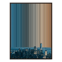 34×38" Framed Canvas - Brown Frame variant