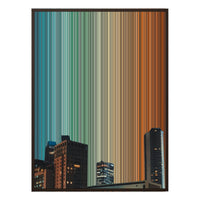 34×38" Framed Canvas - Brown Frame variant