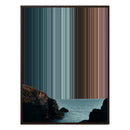 34×38" Framed Canvas - Brown Frame variant