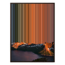 34×38" Framed Canvas - Brown Frame variant