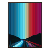 34×38" Framed Canvas - Brown Frame variant