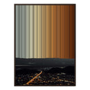 34×38" Framed Canvas - Brown Frame variant