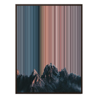 34×38" Framed Canvas - Brown Frame variant