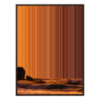 34×38" Framed Canvas - Brown Frame variant