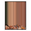 34×38" Framed Canvas - Brown Frame variant