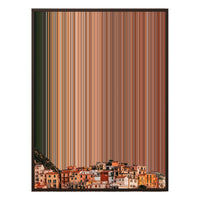 34×38" Framed Canvas - Brown Frame variant