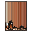 34×38" Framed Canvas - Brown Frame variant