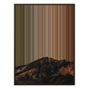 34×38" Framed Canvas - Brown Frame variant