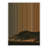 34×38" Framed Canvas - White Frame variant