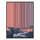 36×18" Framed Canvas - Black Frame variant