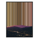 36×18" Framed Canvas - Black Frame variant