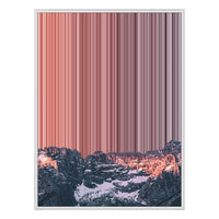 36×18" Framed Canvas - White Frame variant