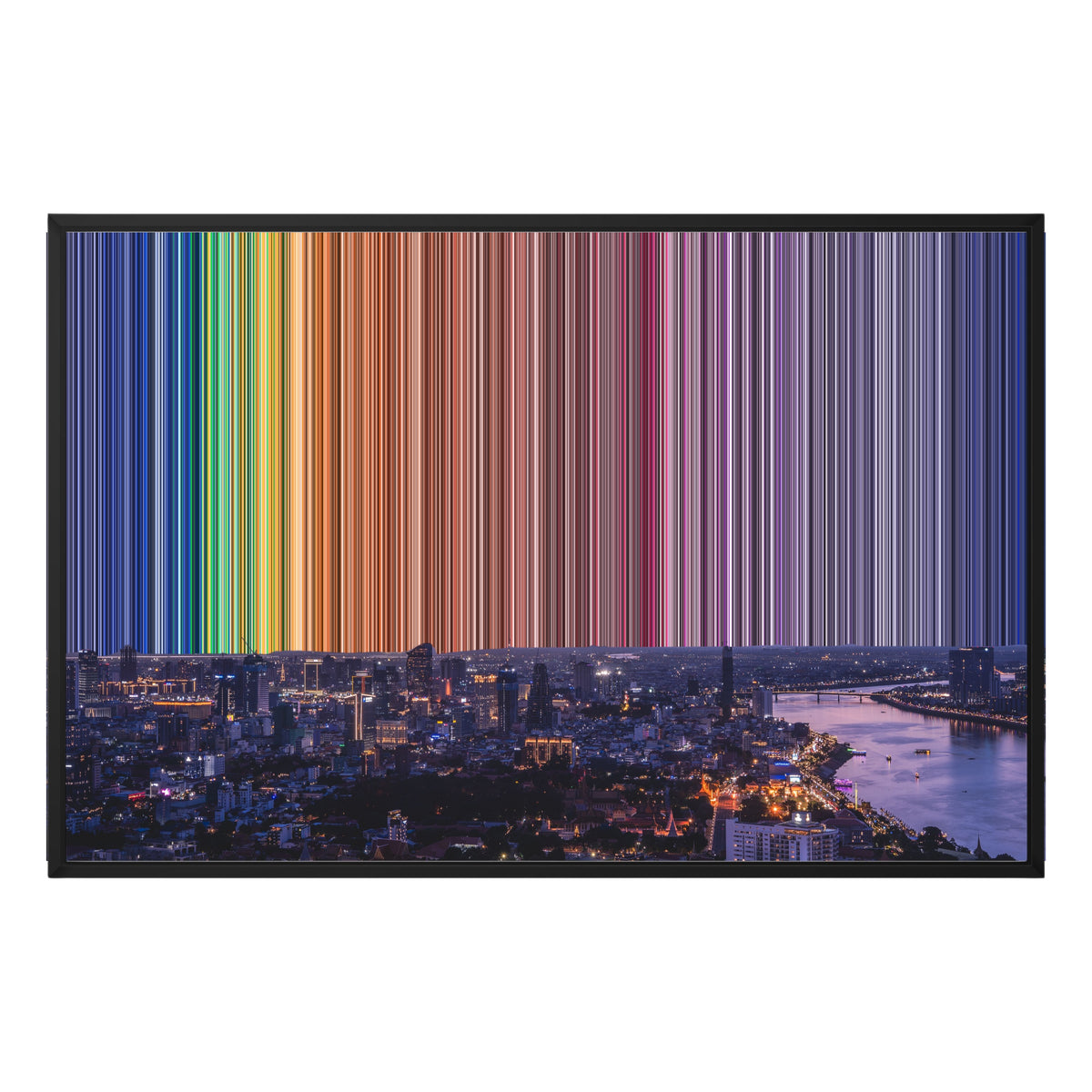 36×24" Framed Canvas - Black Frame variant