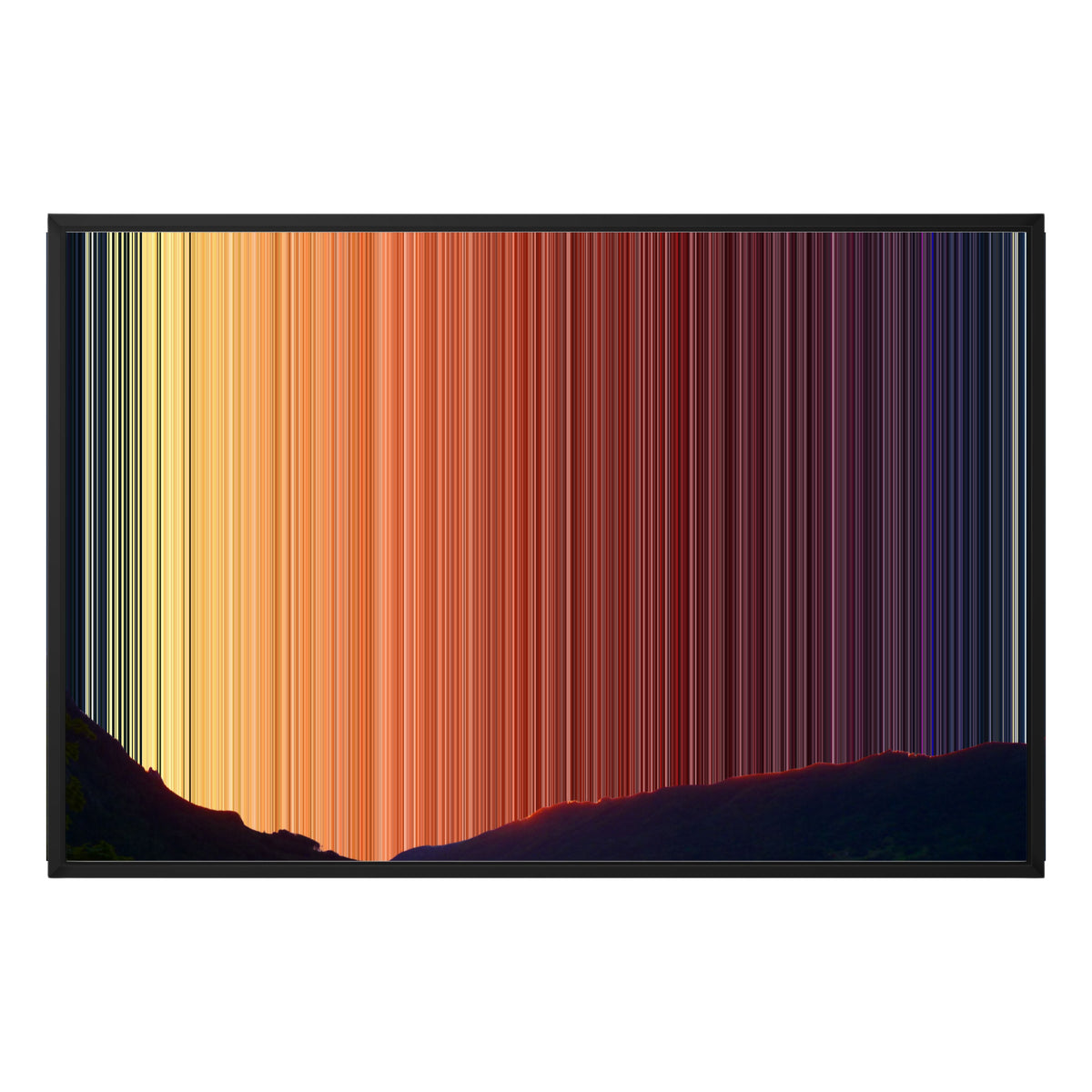 36×24" Framed Canvas - Black Frame variant