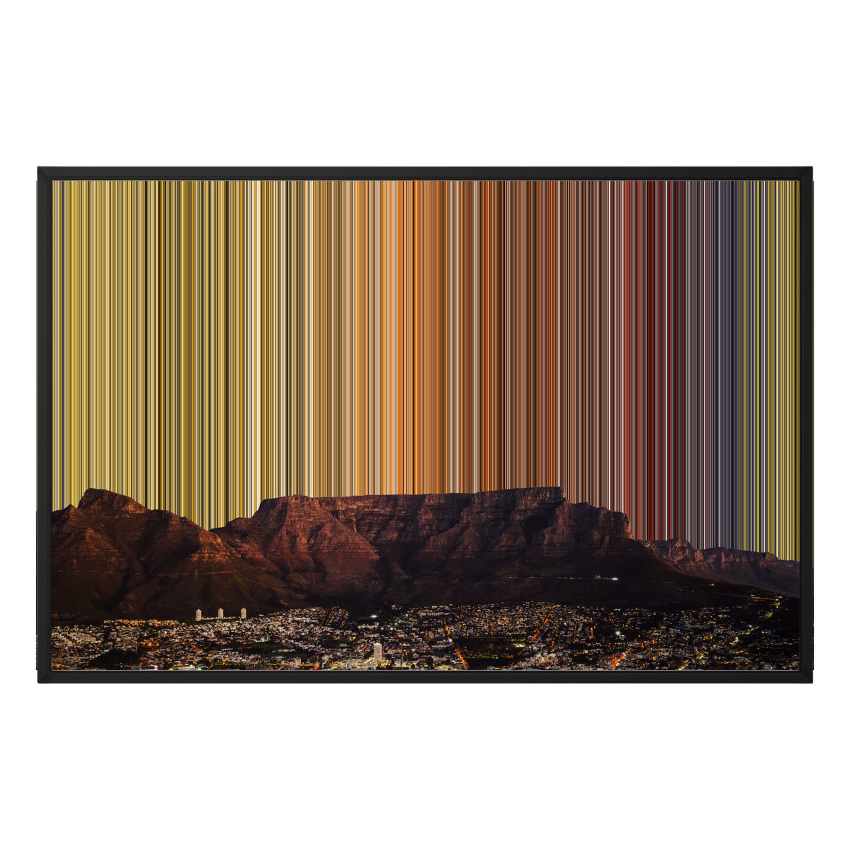 36×24" Framed Canvas - Black Frame variant