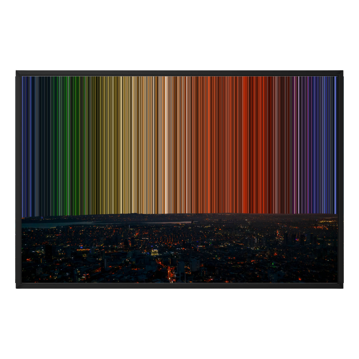 36×24" Framed Canvas - Black Frame variant