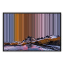Inramad canvastavla, 36×24", svart ram
