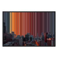 36×24" Framed Canvas - Black Frame variant