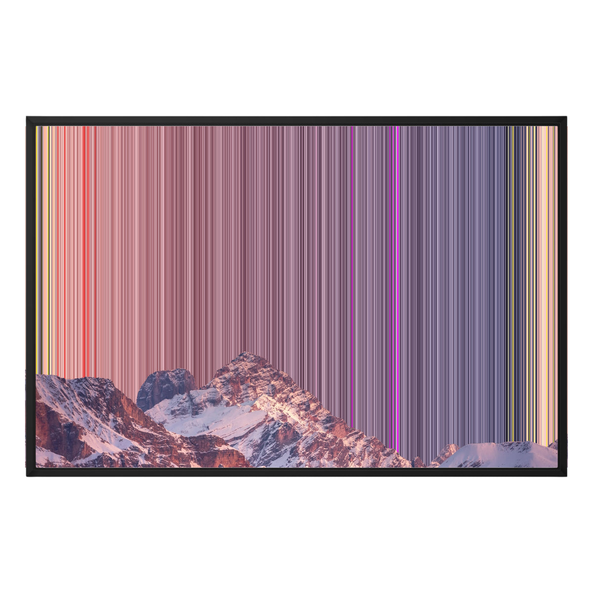 36×24" Framed Canvas - Black Frame variant