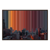 36×24" Framed Canvas - Brown Frame variant