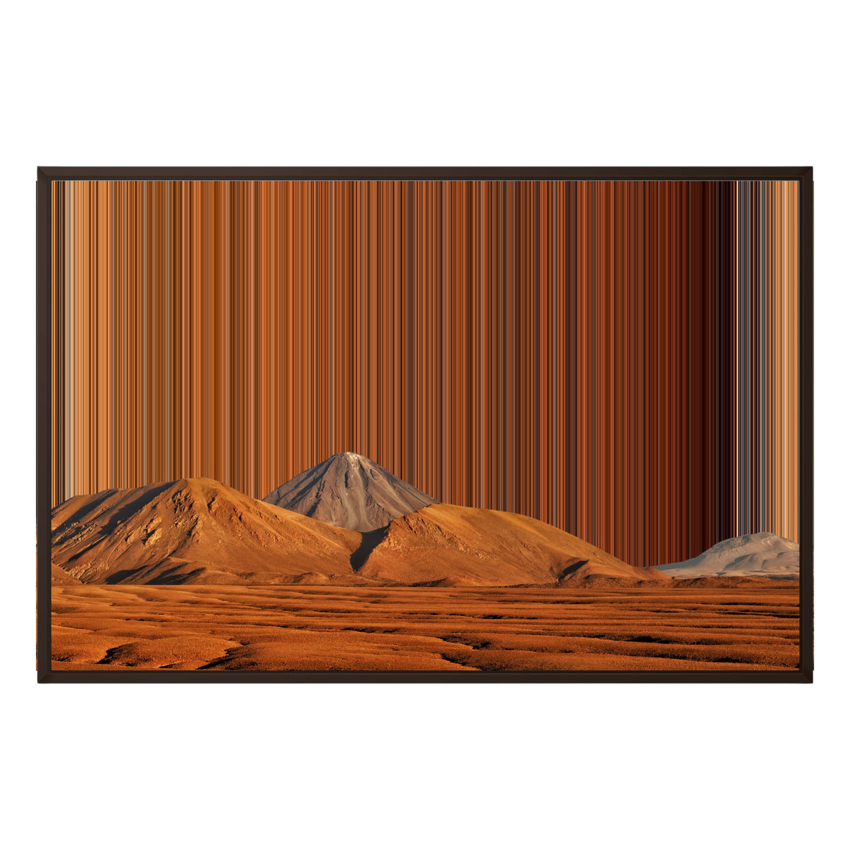 36×24" Framed Canvas - Brown Frame variant