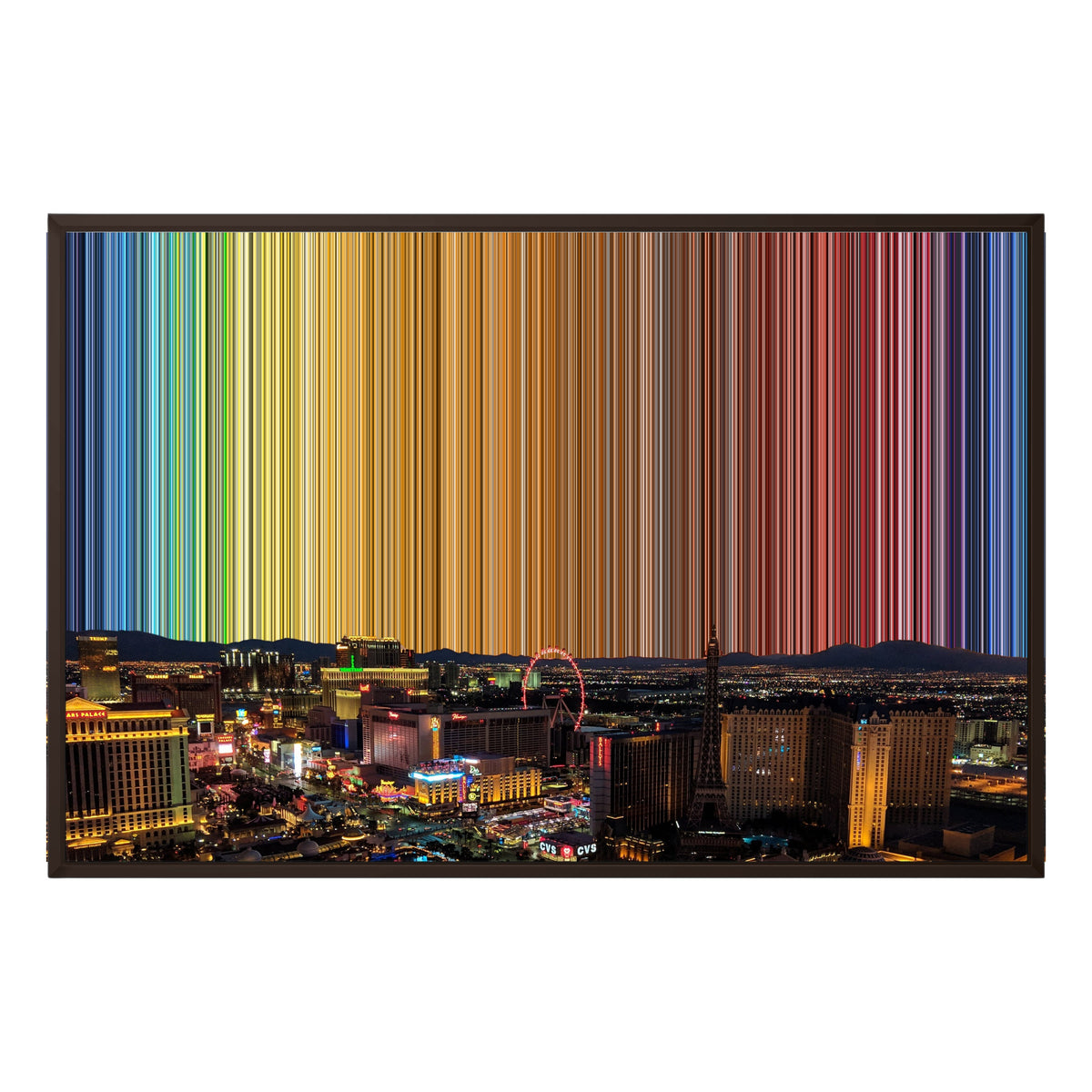 36×24" Framed Canvas - Brown Frame variant