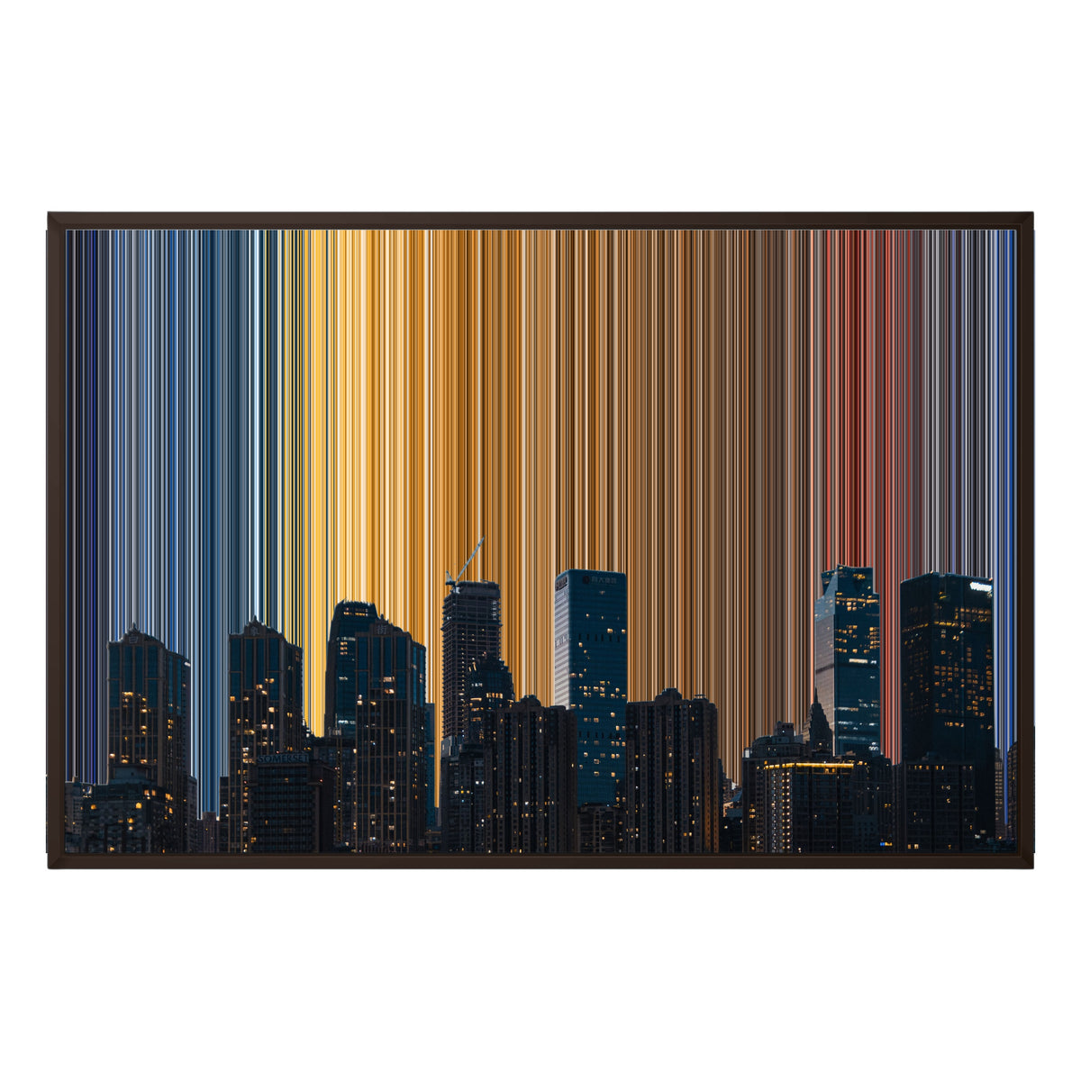 36×24" Framed Canvas - Brown Frame variant