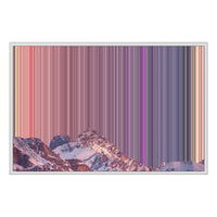 36×24" Framed Canvas - White Frame variant