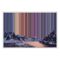 Lienzo con marco clásico, 36×24", marco blanco