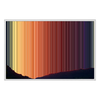 36×24" Framed Canvas - White Frame variant