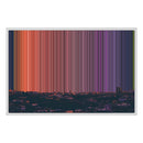 36×24" Framed Canvas - White Frame variant