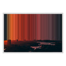 36×24" Framed Canvas - White Frame variant