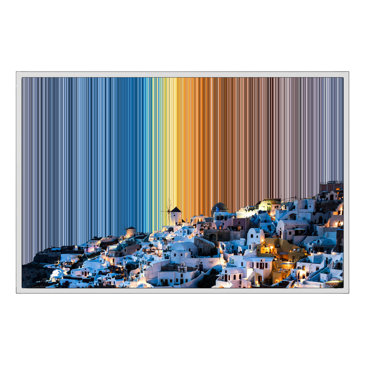 Lienzo con marco clásico, 36×24", marco blanco
