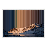 Ingelijst canvas, 36×24", witte lijst