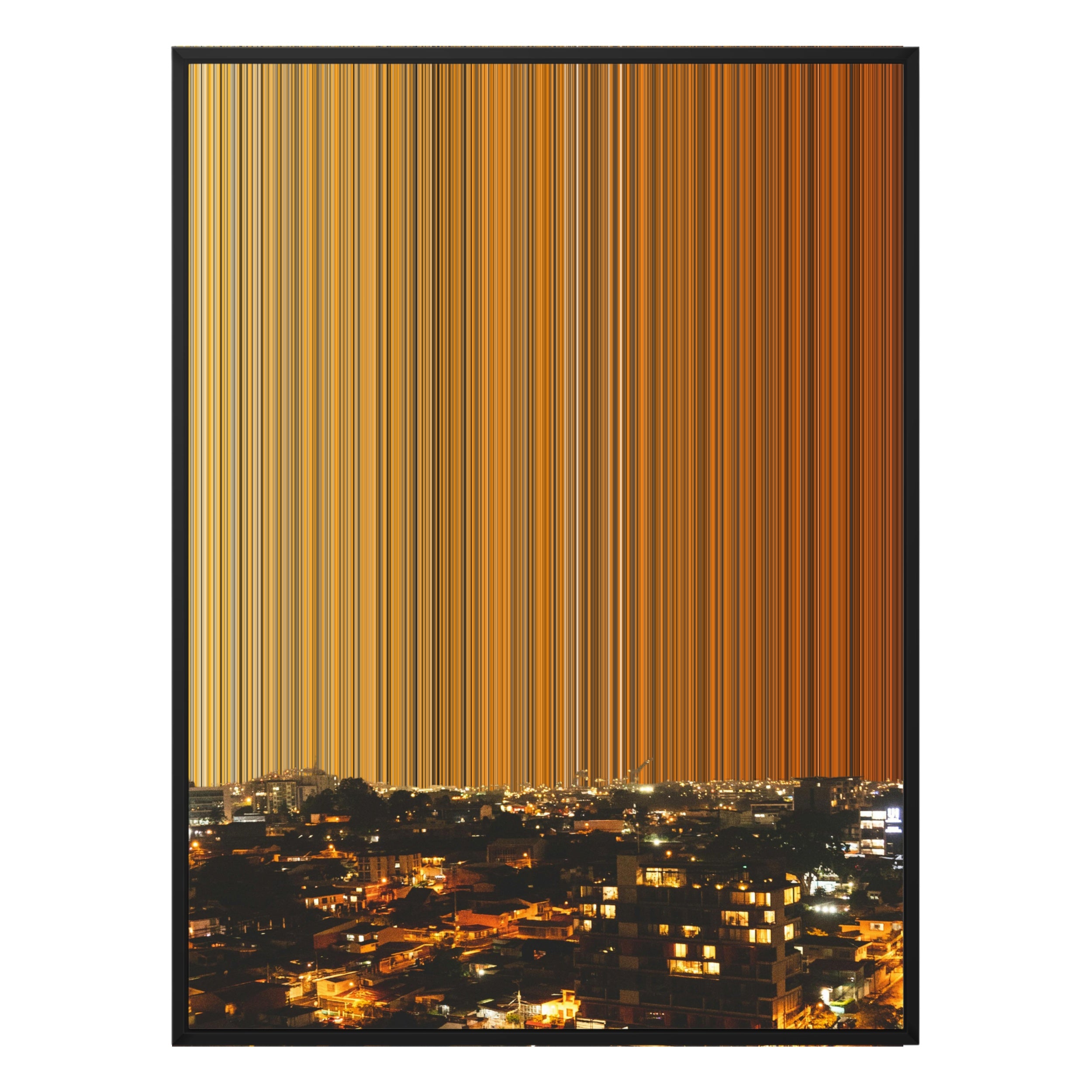 36×32" Framed Canvas - Black Frame variant