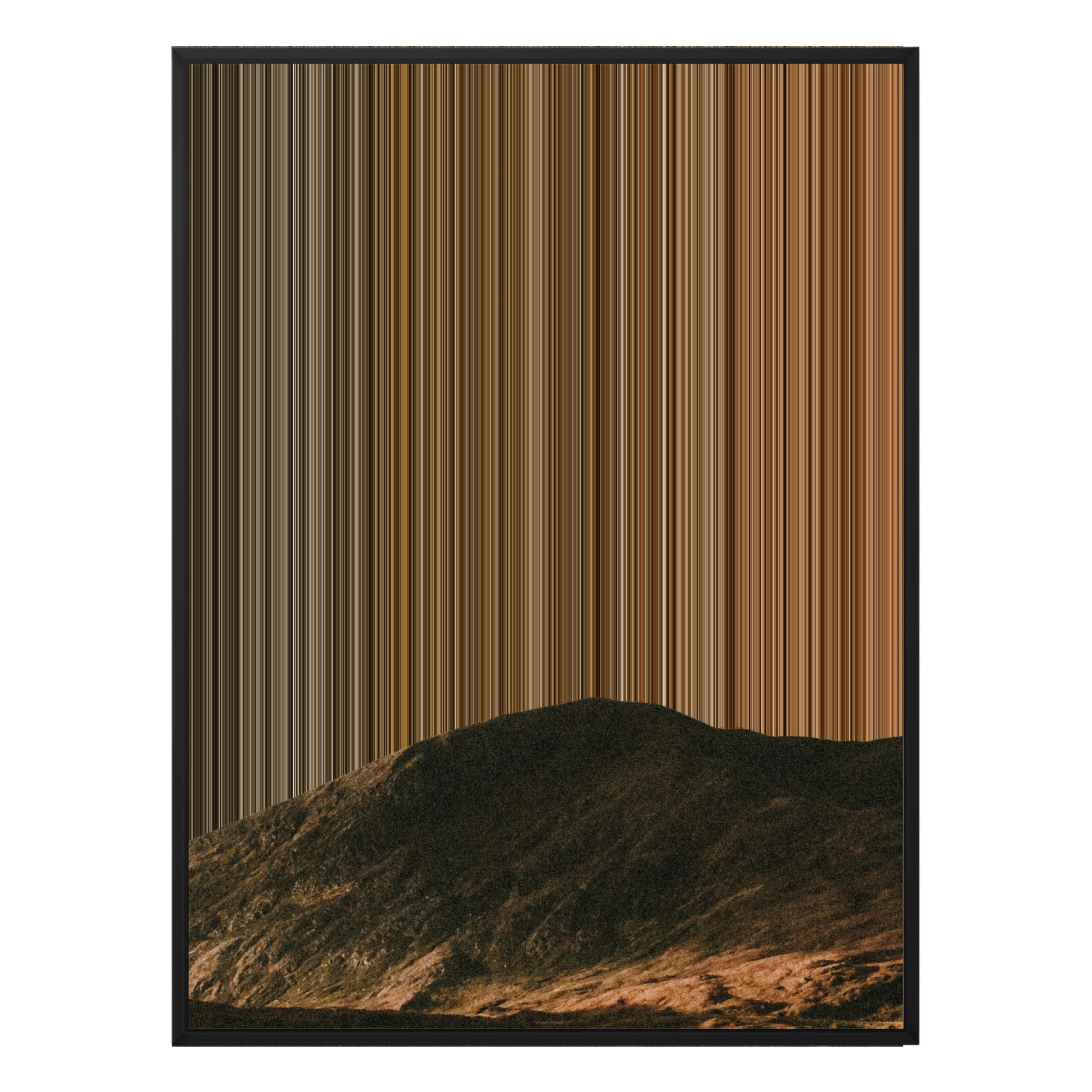 36×32" Framed Canvas - Black Frame variant