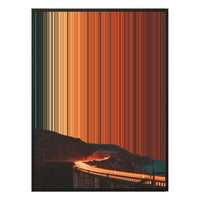 36×32" Framed Canvas - Black Frame variant