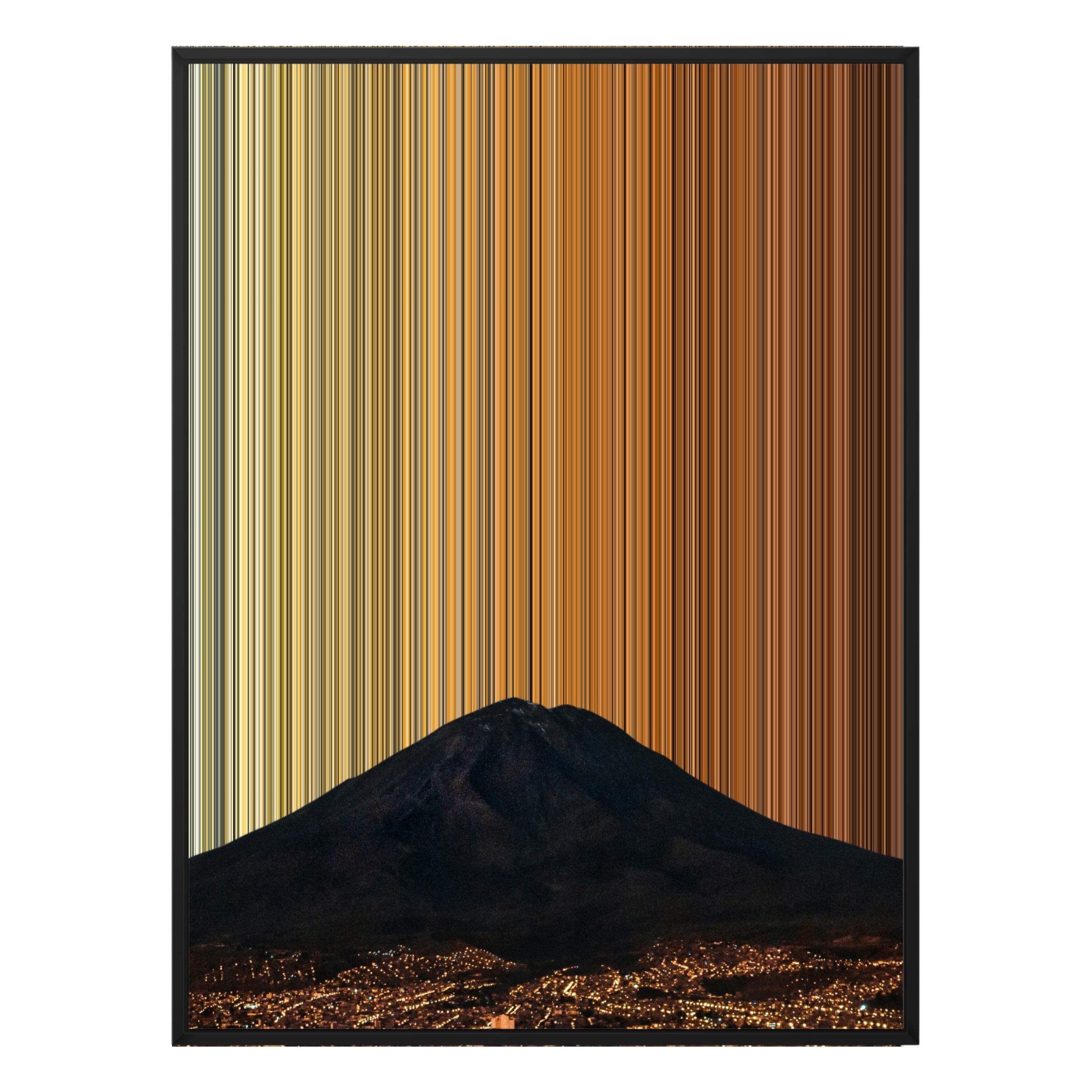 36×32" Framed Canvas - Black Frame variant